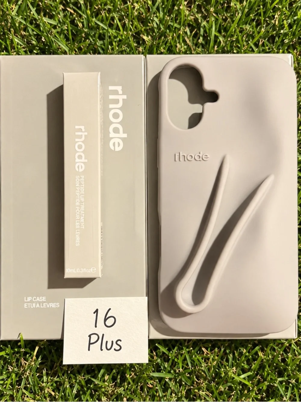 RHODE Peptide Lip Treatment & Matching Case in GREY